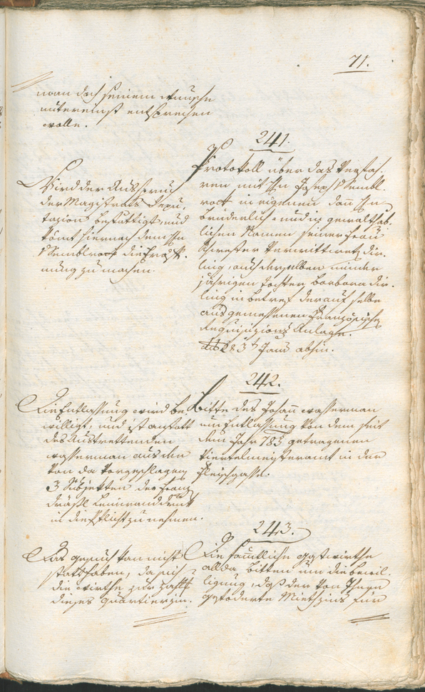 Civic Archives of Bozen-Bolzano - BOhisto Ratsprotokoll 1800 