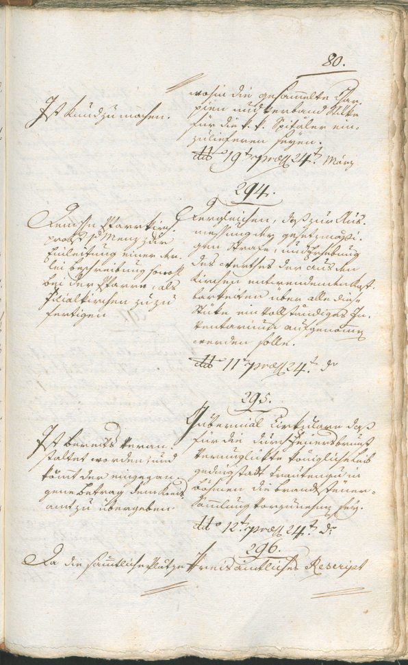 Civic Archives of Bozen-Bolzano - BOhisto Ratsprotokoll 1800 