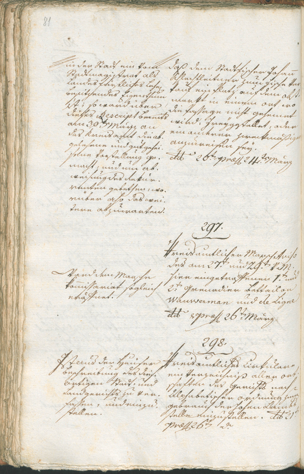 Civic Archives of Bozen-Bolzano - BOhisto Ratsprotokoll 1800 