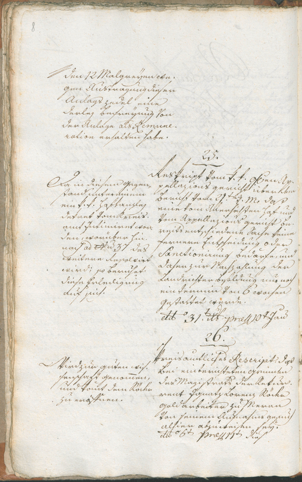 Civic Archives of Bozen-Bolzano - BOhisto Ratsprotokoll 1800 