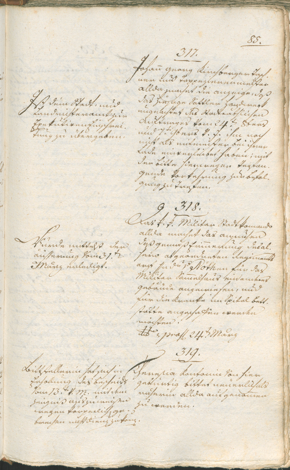 Civic Archives of Bozen-Bolzano - BOhisto Ratsprotokoll 1800 