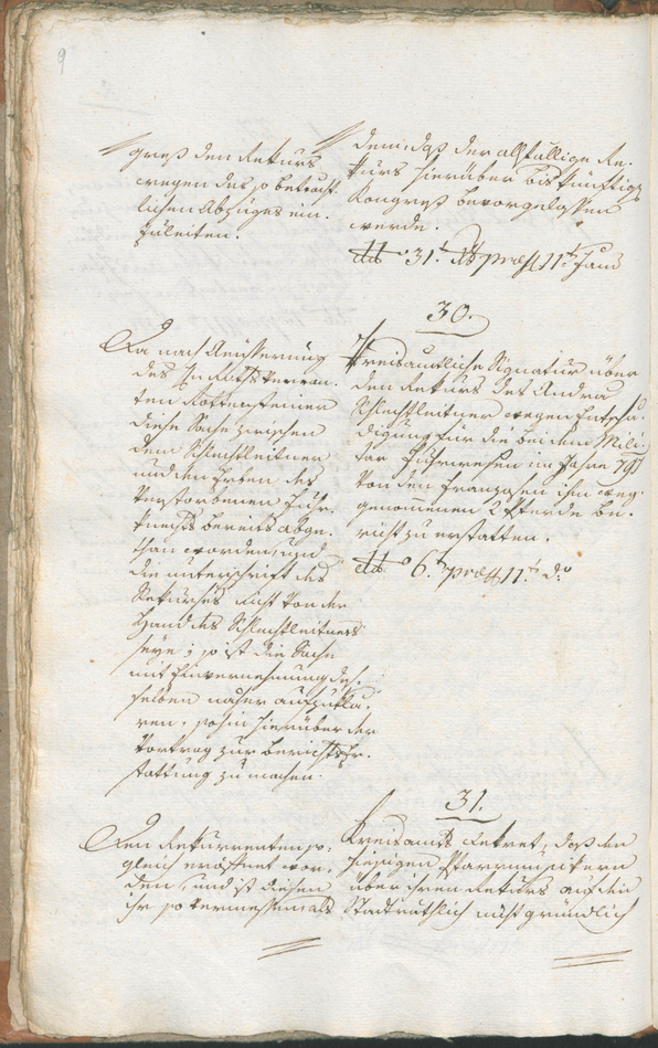 Civic Archives of Bozen-Bolzano - BOhisto Ratsprotokoll 1800 