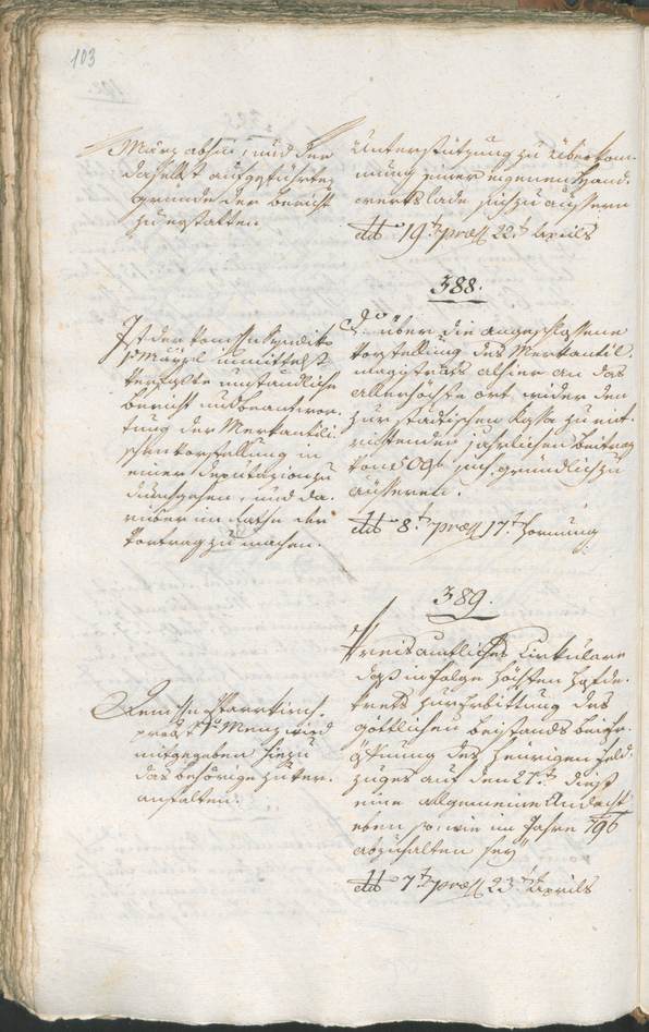 Civic Archives of Bozen-Bolzano - BOhisto Ratsprotokoll 1800 