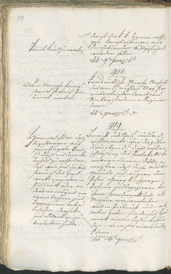 Civic Archives of Bozen-Bolzano - BOhisto Ratsprotokoll 1800 