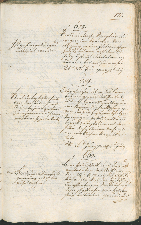 Civic Archives of Bozen-Bolzano - BOhisto Ratsprotokoll 1800 