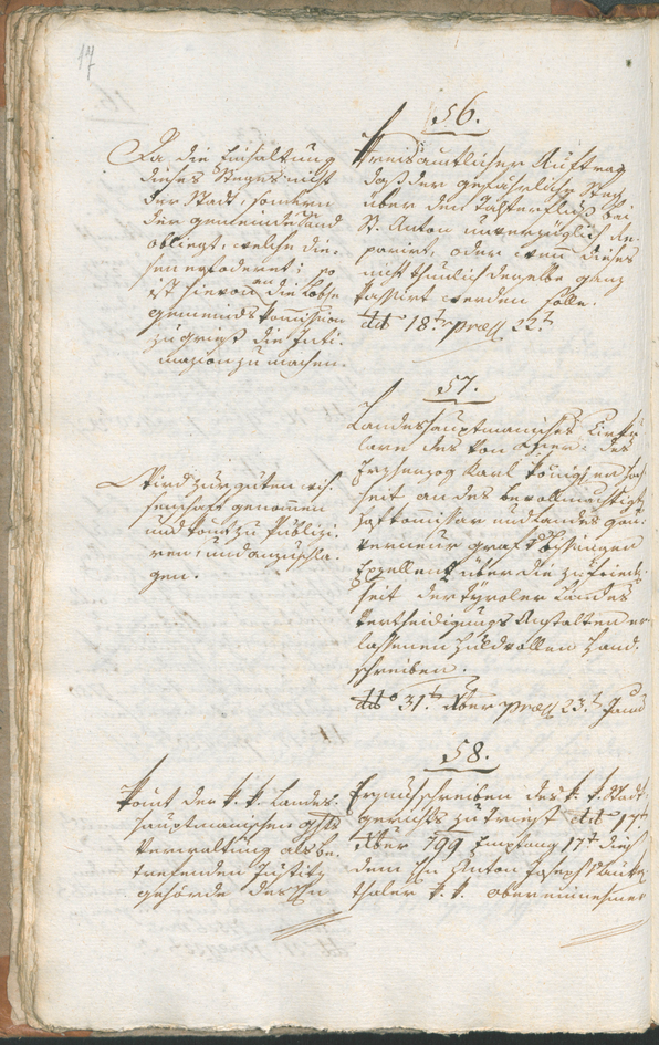 Civic Archives of Bozen-Bolzano - BOhisto Ratsprotokoll 1800 