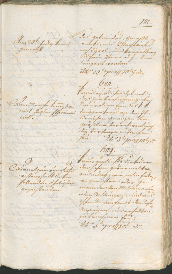 Civic Archives of Bozen-Bolzano - BOhisto Ratsprotokoll 1800 