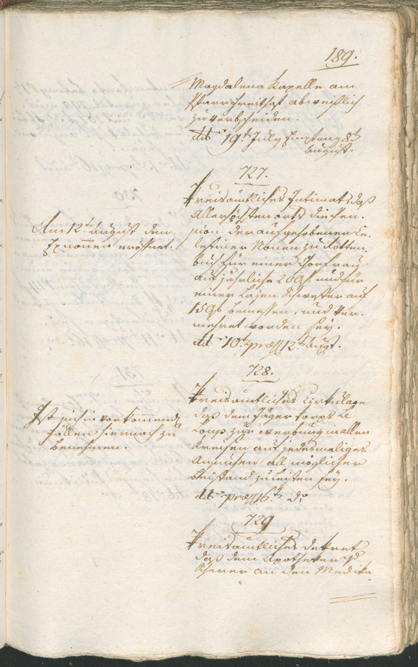 Civic Archives of Bozen-Bolzano - BOhisto Ratsprotokoll 1800 