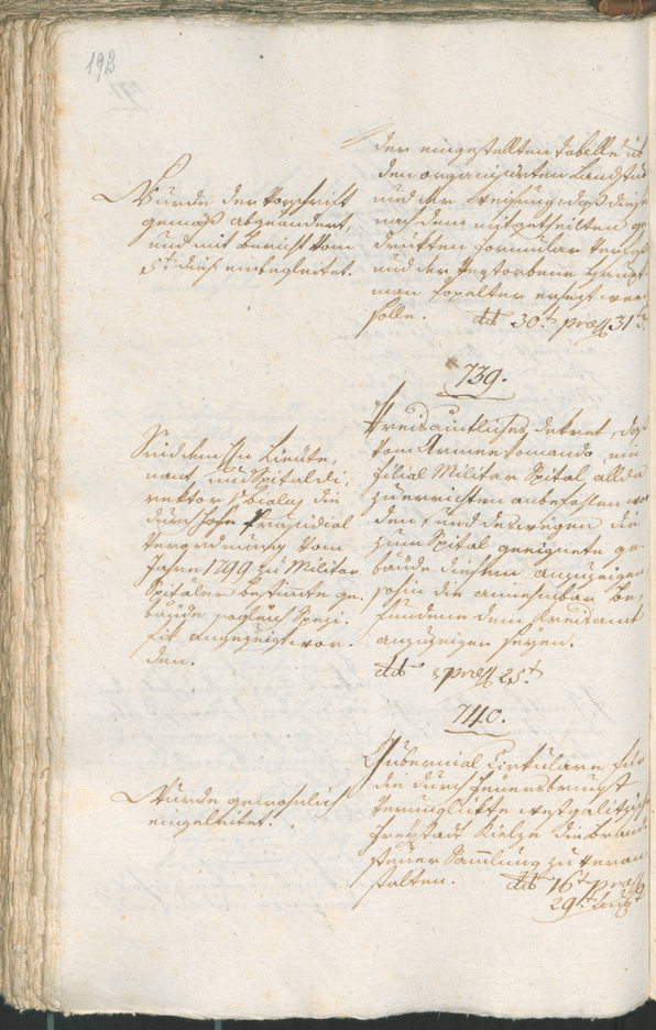 Civic Archives of Bozen-Bolzano - BOhisto Ratsprotokoll 1800 