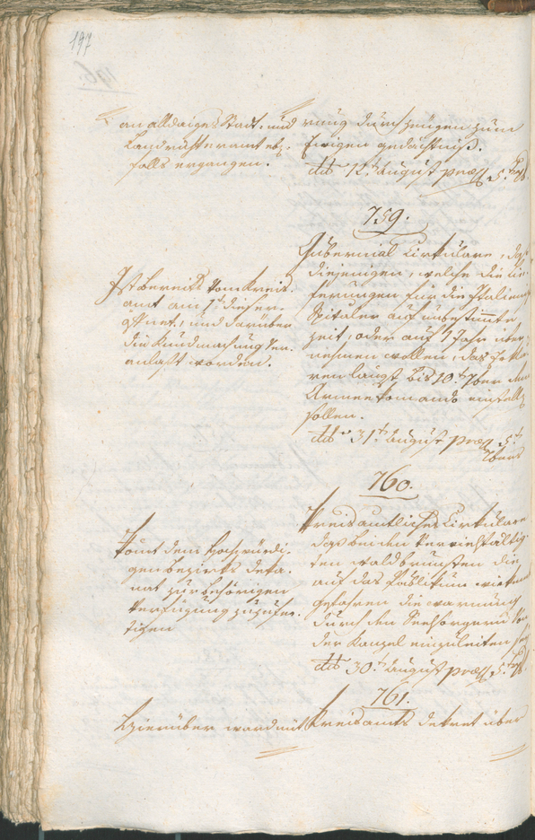 Civic Archives of Bozen-Bolzano - BOhisto Ratsprotokoll 1800 