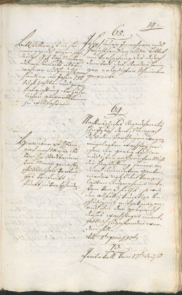 Civic Archives of Bozen-Bolzano - BOhisto Ratsprotokoll 1800 