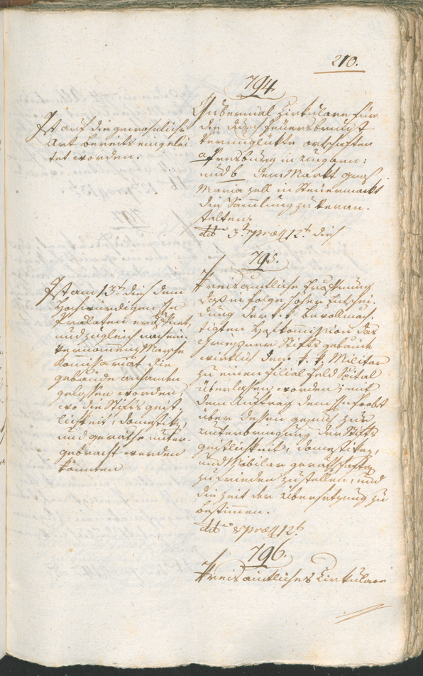 Civic Archives of Bozen-Bolzano - BOhisto Ratsprotokoll 1800 