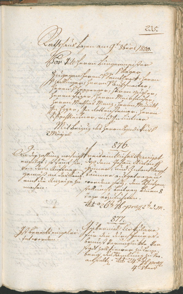 Civic Archives of Bozen-Bolzano - BOhisto Ratsprotokoll 1800 