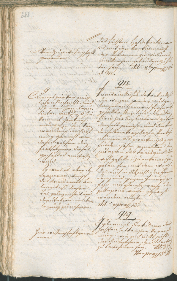 Civic Archives of Bozen-Bolzano - BOhisto Ratsprotokoll 1800 