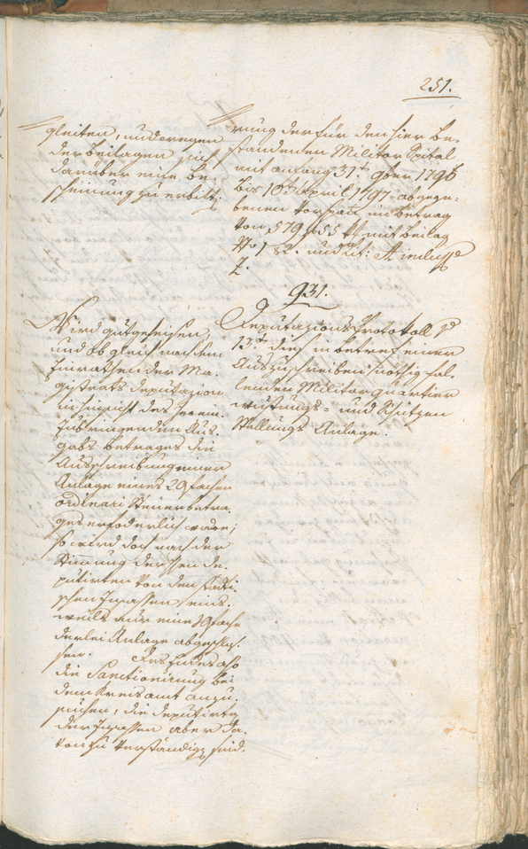 Civic Archives of Bozen-Bolzano - BOhisto Ratsprotokoll 1800 