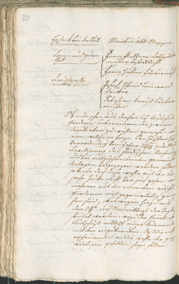 Civic Archives of Bozen-Bolzano - BOhisto Ratsprotokoll 1800 