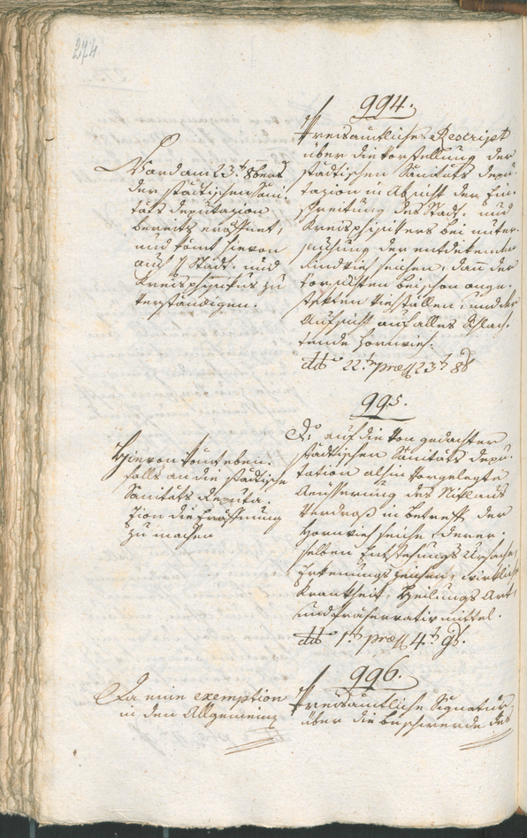 Civic Archives of Bozen-Bolzano - BOhisto Ratsprotokoll 1800 