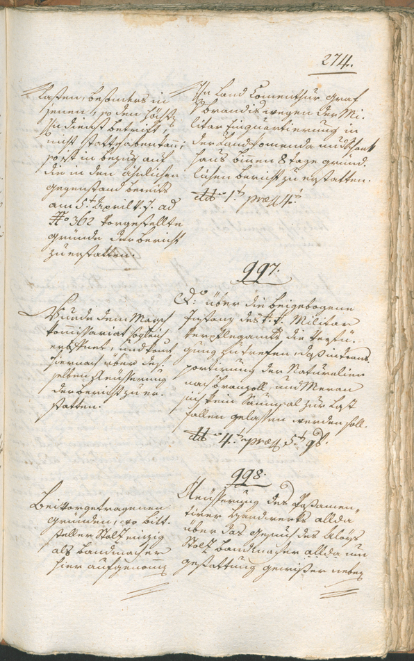 Civic Archives of Bozen-Bolzano - BOhisto Ratsprotokoll 1800 