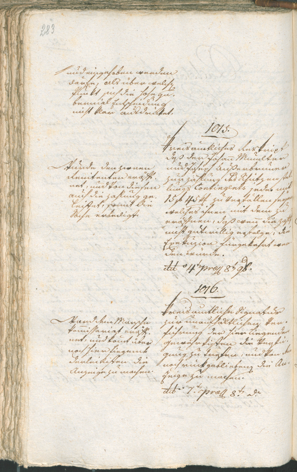 Civic Archives of Bozen-Bolzano - BOhisto Ratsprotokoll 1800 