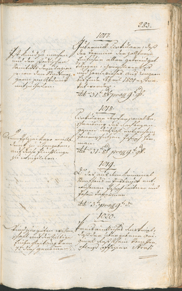 Civic Archives of Bozen-Bolzano - BOhisto Ratsprotokoll 1800 