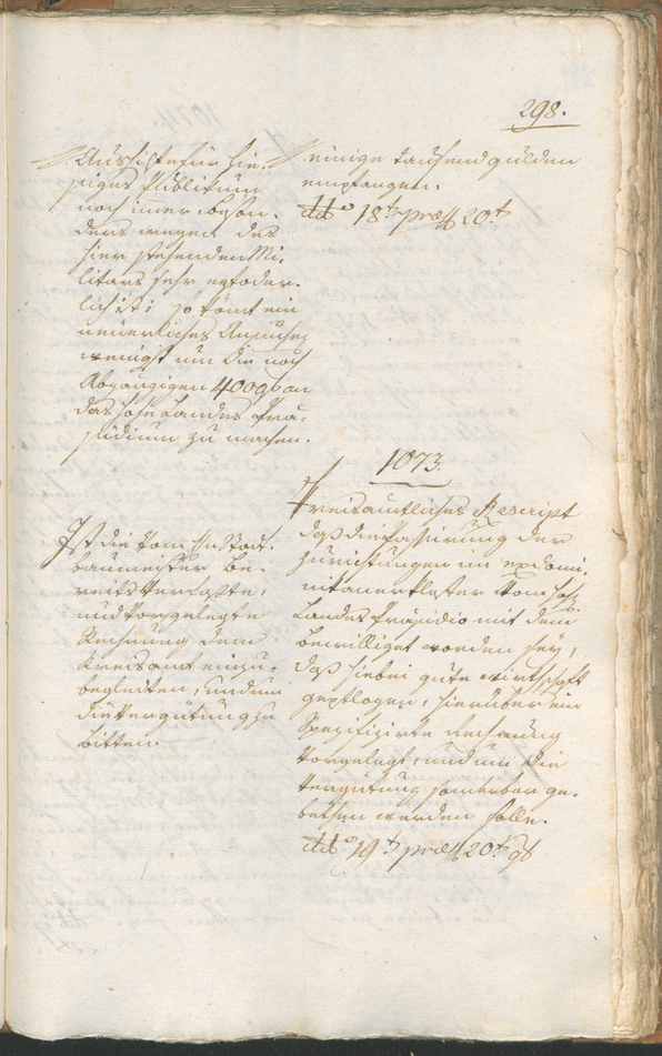 Civic Archives of Bozen-Bolzano - BOhisto Ratsprotokoll 1800 