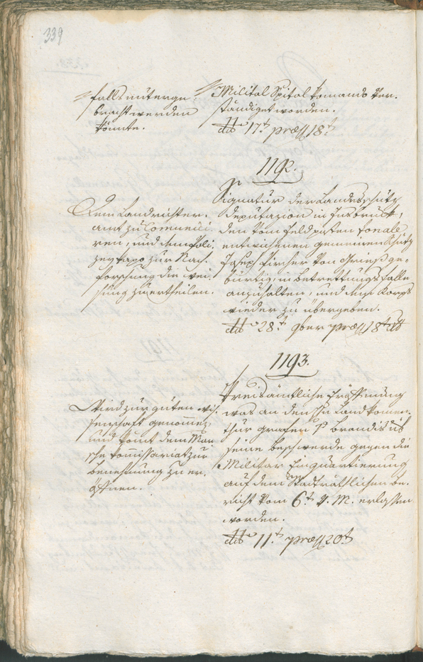 Civic Archives of Bozen-Bolzano - BOhisto Ratsprotokoll 1800 