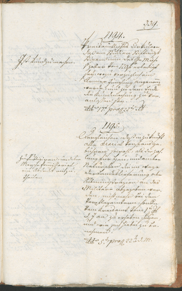 Civic Archives of Bozen-Bolzano - BOhisto Ratsprotokoll 1800 