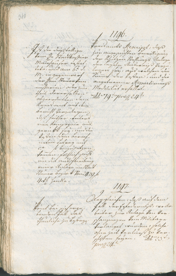 Civic Archives of Bozen-Bolzano - BOhisto Ratsprotokoll 1800 