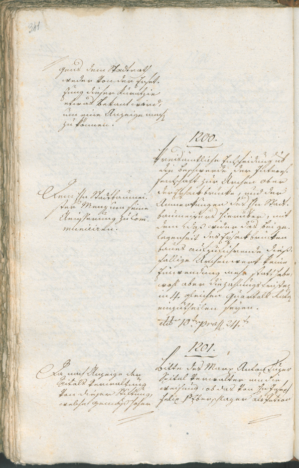 Civic Archives of Bozen-Bolzano - BOhisto Ratsprotokoll 1800 