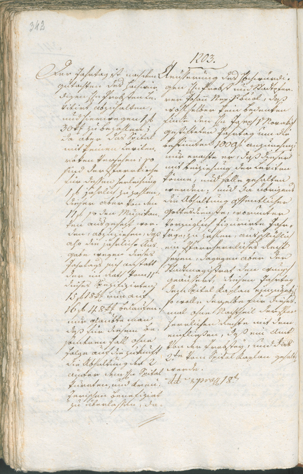 Civic Archives of Bozen-Bolzano - BOhisto Ratsprotokoll 1800 