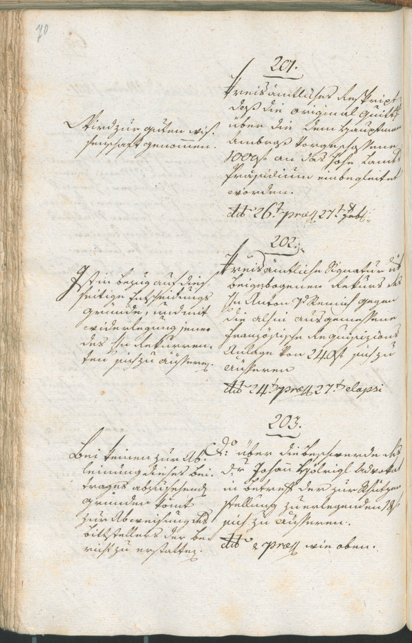 Civic Archives of Bozen-Bolzano - BOhisto Ratsprotokoll 1801 