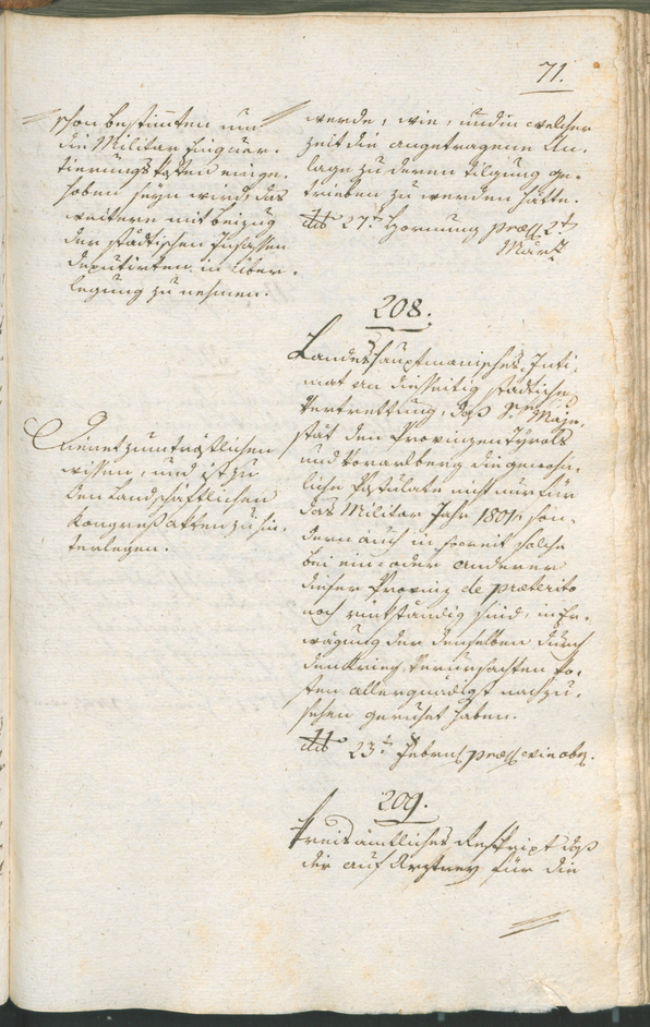 Civic Archives of Bozen-Bolzano - BOhisto Ratsprotokoll 1801 