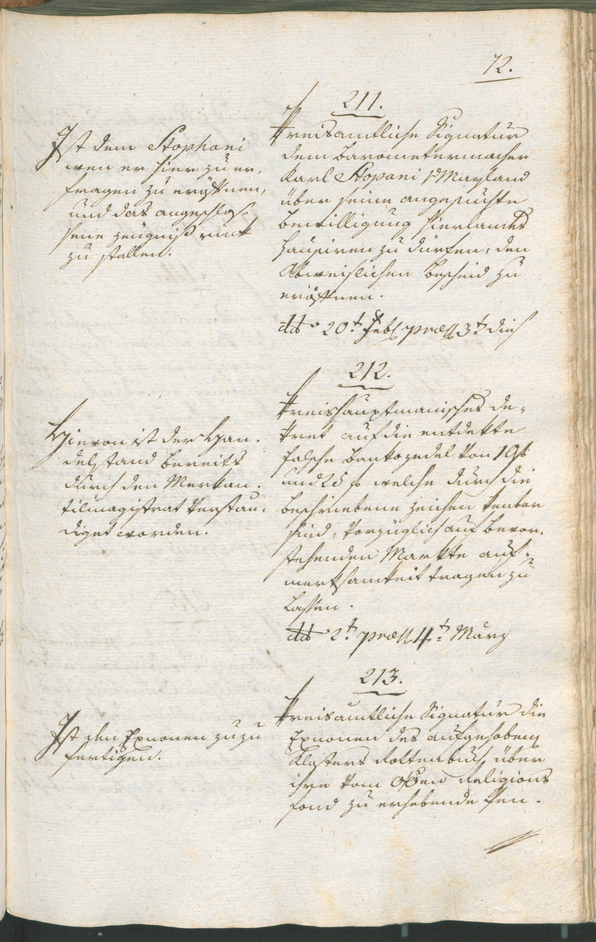 Civic Archives of Bozen-Bolzano - BOhisto Ratsprotokoll 1801 