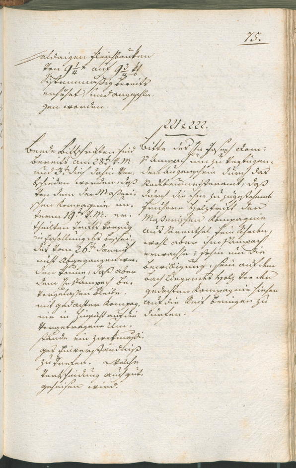 Civic Archives of Bozen-Bolzano - BOhisto Ratsprotokoll 1801 