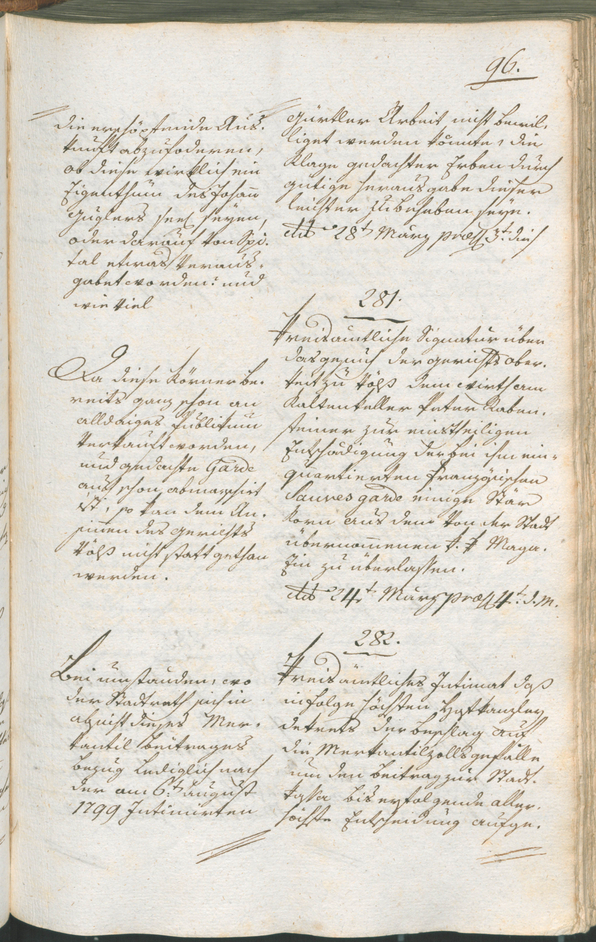 Civic Archives of Bozen-Bolzano - BOhisto Ratsprotokoll 1801 