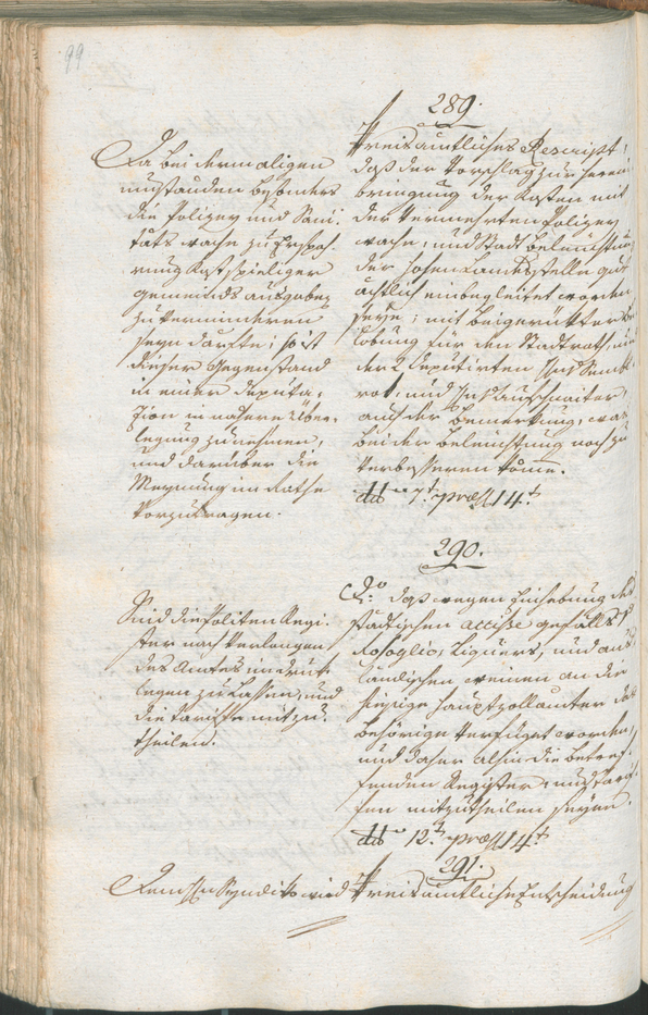 Civic Archives of Bozen-Bolzano - BOhisto Ratsprotokoll 1801 