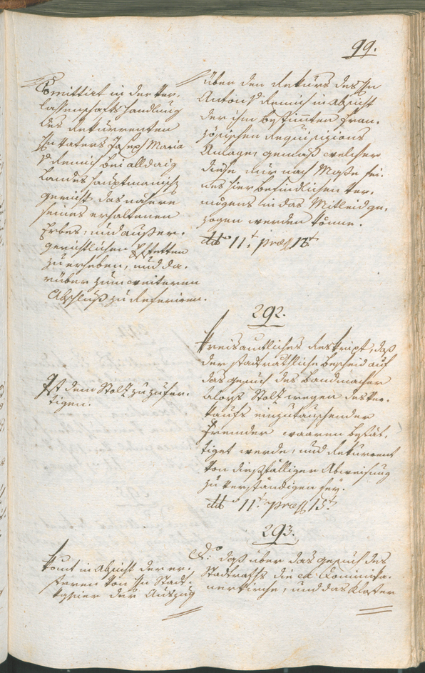 Civic Archives of Bozen-Bolzano - BOhisto Ratsprotokoll 1801 