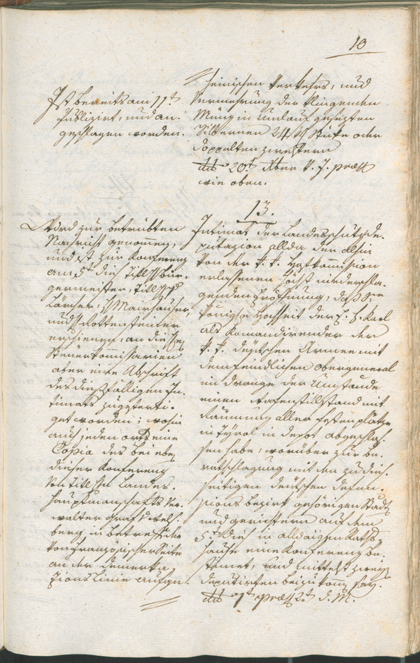 Civic Archives of Bozen-Bolzano - BOhisto Ratsprotokoll 1801 