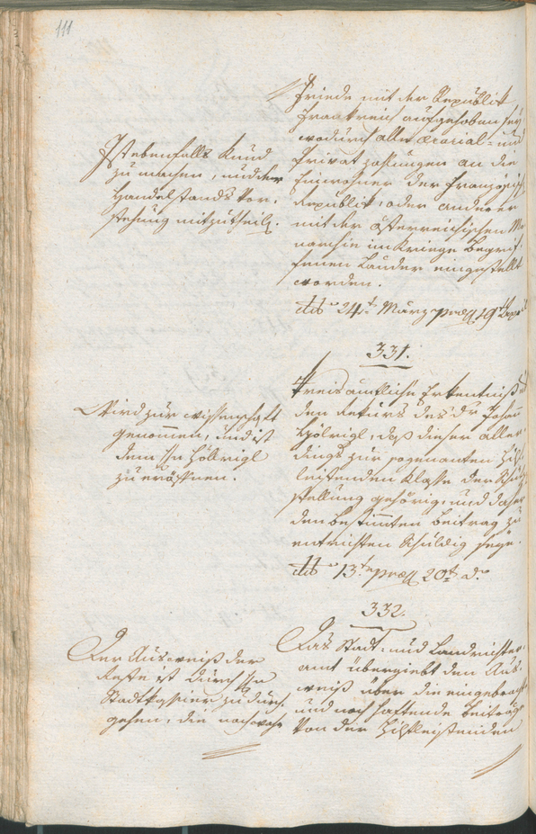 Civic Archives of Bozen-Bolzano - BOhisto Ratsprotokoll 1801 