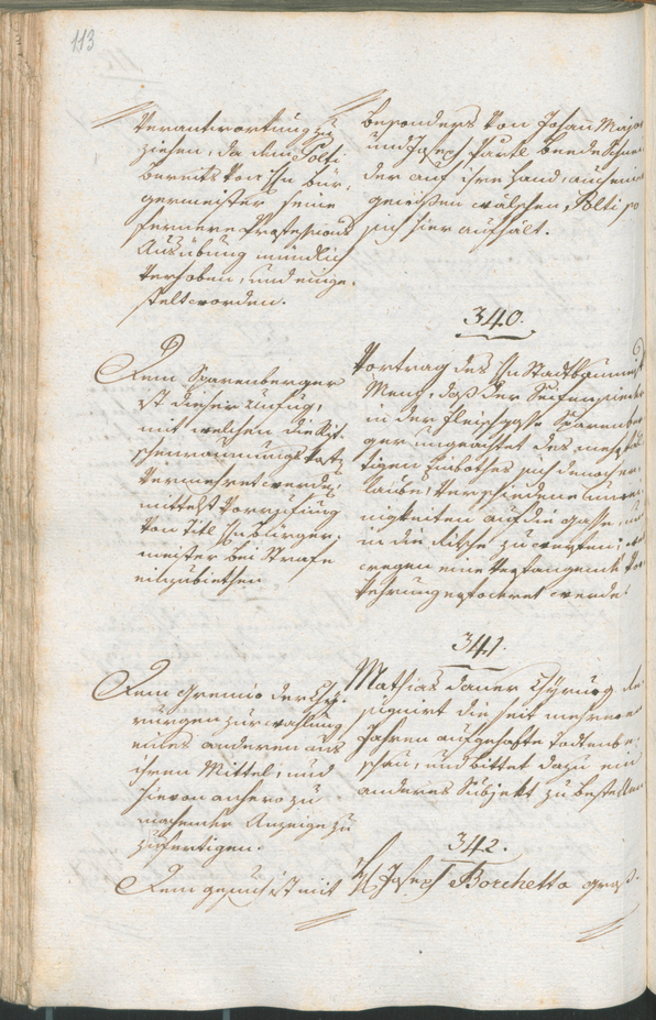 Civic Archives of Bozen-Bolzano - BOhisto Ratsprotokoll 1801 