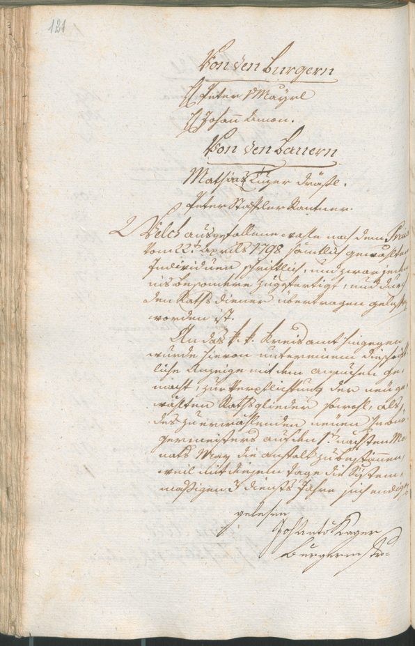 Civic Archives of Bozen-Bolzano - BOhisto Ratsprotokoll 1801 