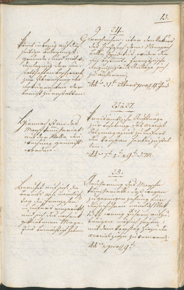 Civic Archives of Bozen-Bolzano - BOhisto Ratsprotokoll 1801 