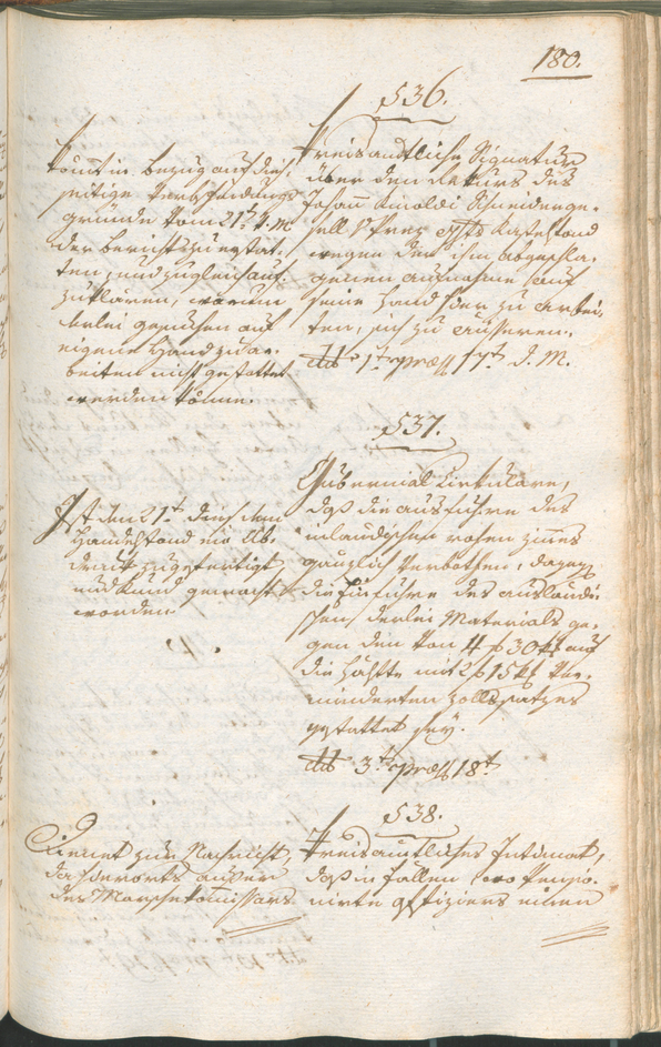 Civic Archives of Bozen-Bolzano - BOhisto Ratsprotokoll 1801 