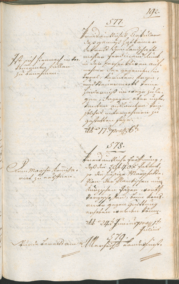 Civic Archives of Bozen-Bolzano - BOhisto Ratsprotokoll 1801 