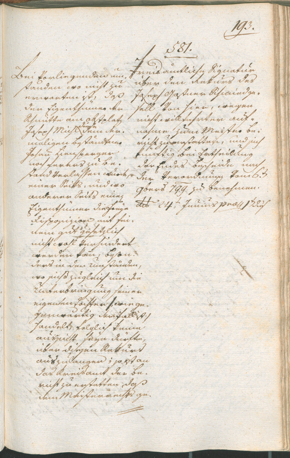 Civic Archives of Bozen-Bolzano - BOhisto Ratsprotokoll 1801 