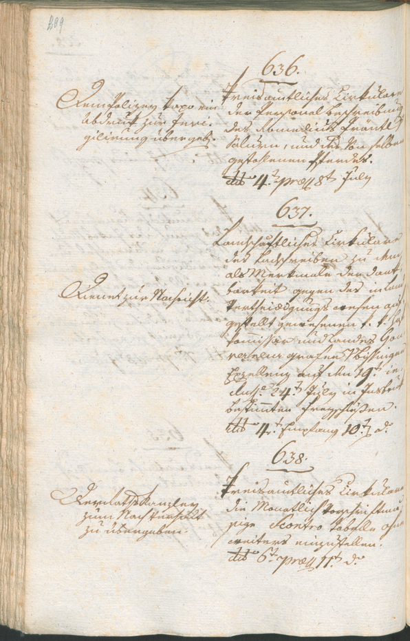 Civic Archives of Bozen-Bolzano - BOhisto Ratsprotokoll 1801 