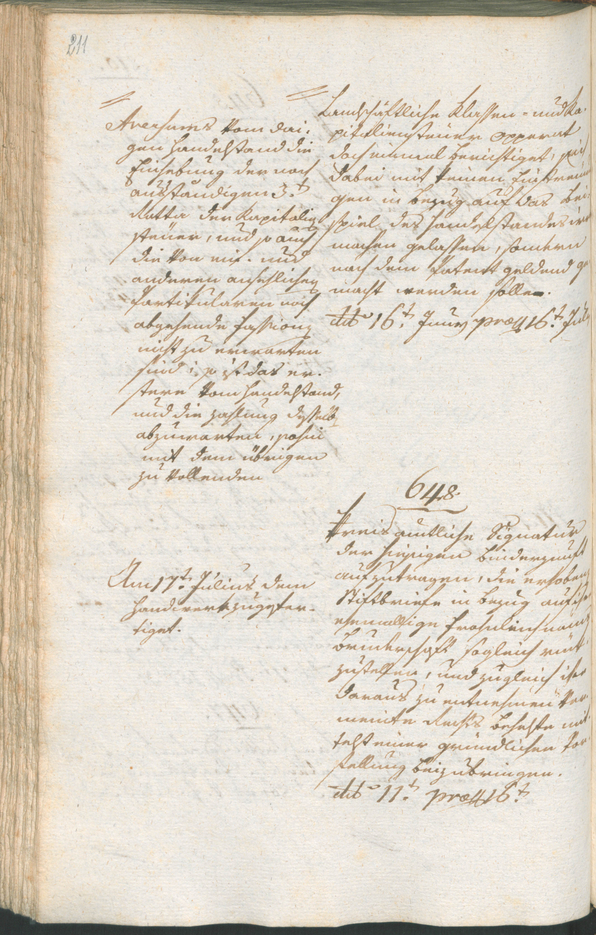 Civic Archives of Bozen-Bolzano - BOhisto Ratsprotokoll 1801 