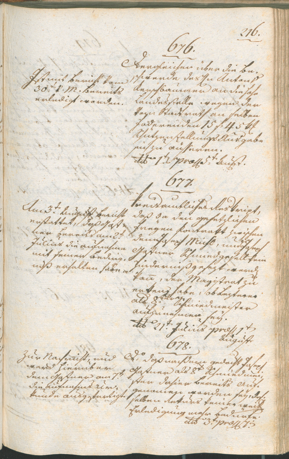 Civic Archives of Bozen-Bolzano - BOhisto Ratsprotokoll 1801 