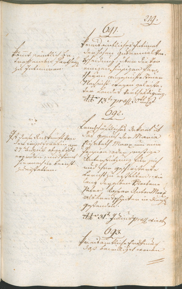 Civic Archives of Bozen-Bolzano - BOhisto Ratsprotokoll 1801 