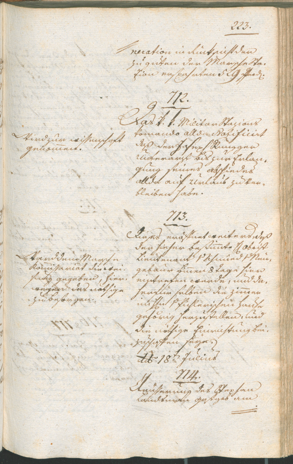 Civic Archives of Bozen-Bolzano - BOhisto Ratsprotokoll 1801 